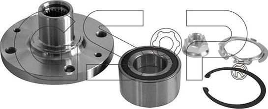 GSP 9423003D - Ступица колеса, поворотный кулак autosila-amz.com