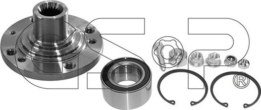 GSP 9422041F - Ступица колеса, поворотный кулак autosila-amz.com