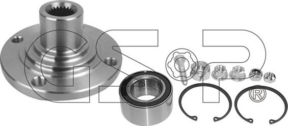 GSP 9422009F - Ступица колеса, поворотный кулак autosila-amz.com