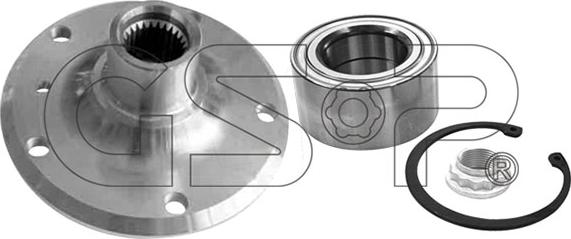GSP 9427011K - Ступица колеса, поворотный кулак autosila-amz.com