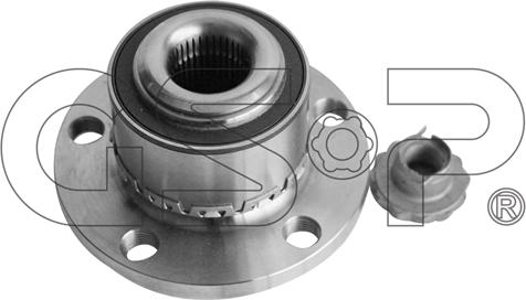 GSP 9336013K - Комплект подшипника ступицы колеса autosila-amz.com