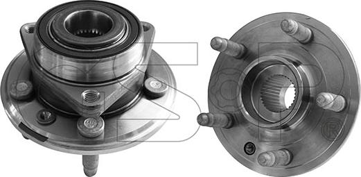 GSP 9333118 - Комплект подшипника ступицы колеса autosila-amz.com