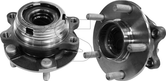 GSP 9329001 - Комплект подшипника ступицы колеса autosila-amz.com