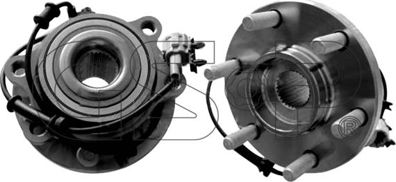 GSP 9329003 - Комплект подшипника ступицы колеса autosila-amz.com