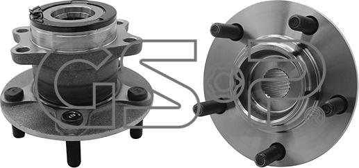 GSP 9325018 - Комплект подшипника ступицы колеса autosila-amz.com