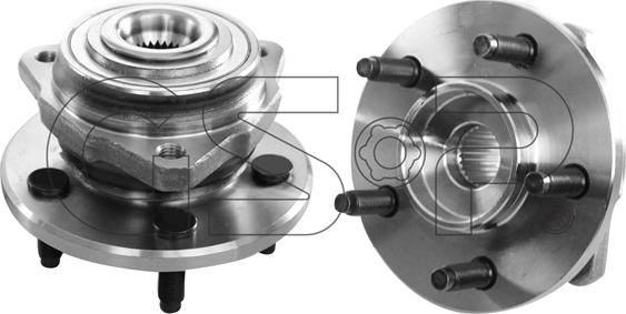 GSP 9327051 - Комплект подшипника ступицы колеса autosila-amz.com