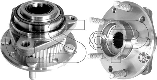 GSP 9327022 - Комплект подшипника ступицы колеса autosila-amz.com