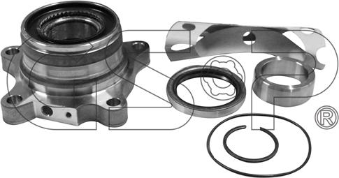 GSP 9244004K - Комплект подшипника ступицы колеса autosila-amz.com