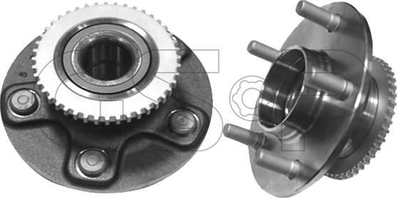 GSP 9230058 - Комплект подшипника ступицы колеса autosila-amz.com