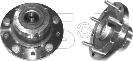 GSP 9237010 - Ступица колеса, поворотный кулак autosila-amz.com