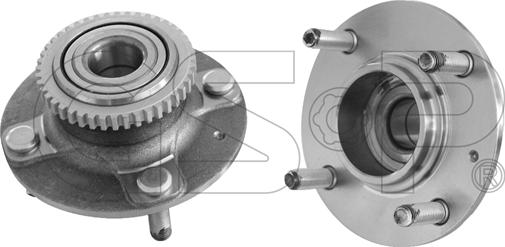 GSP 9228068 - Комплект подшипника ступицы колеса autosila-amz.com