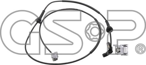 GSP 9A0655 - Датчик ABS, частота вращения колеса autosila-amz.com