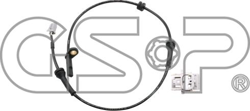 GSP 9A0363 - Датчик ABS, частота вращения колеса autosila-amz.com