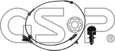 GSP 9A0362 - Датчик ABS, частота вращения колеса autosila-amz.com