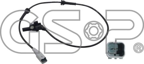 GSP 9A1032 - Датчик ABS, частота вращения колеса autosila-amz.com