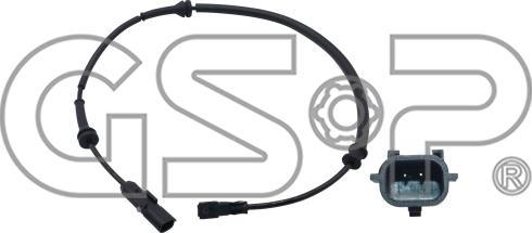 GSP 9A1265 - Датчик ABS, частота вращения колеса autosila-amz.com