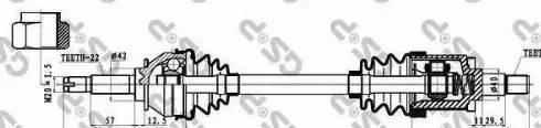 GSP 264002 - Приводной вал autosila-amz.com