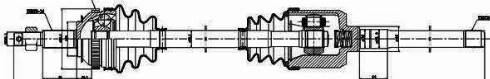 GSP 209061 - Приводной вал autosila-amz.com