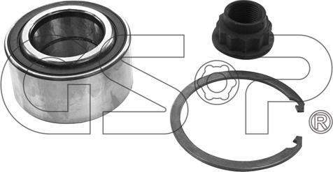 GSP GK3684 - Комплект подшипника ступицы колеса autosila-amz.com