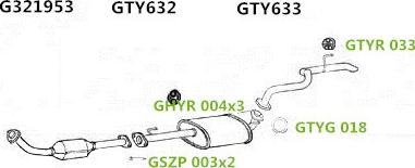 GT Exhausts G900466 - Система выпуска ОГ autosila-amz.com