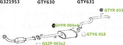 GT Exhausts G900467 - Система выпуска ОГ autosila-amz.com