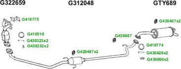 GT Exhausts G900414 - Система выпуска ОГ autosila-amz.com
