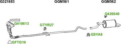 GT Exhausts G391552 - Система выпуска ОГ autosila-amz.com