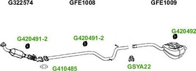 GT Exhausts G361952 - Система выпуска ОГ autosila-amz.com