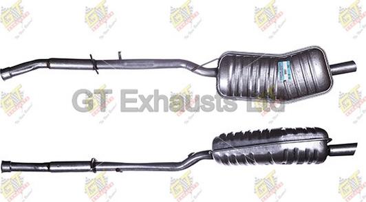 GT Exhausts GBM307 - Глушитель выхлопных газов, конечный autosila-amz.com