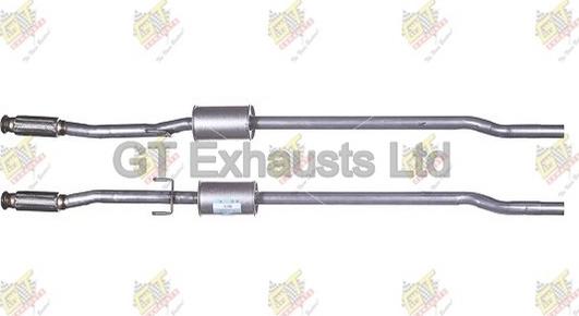 GT Exhausts GBW115 - Средний глушитель выхлопных газов autosila-amz.com