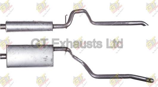 GT Exhausts GCH003 - Глушитель выхлопных газов, конечный autosila-amz.com