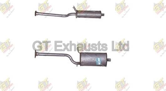 GT Exhausts GCL097 - Глушитель выхлопных газов, конечный autosila-amz.com