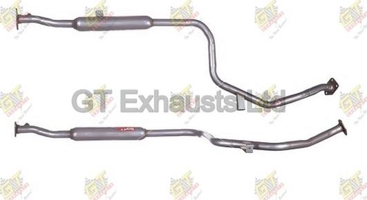 GT Exhausts GCL198 - Средний глушитель выхлопных газов autosila-amz.com