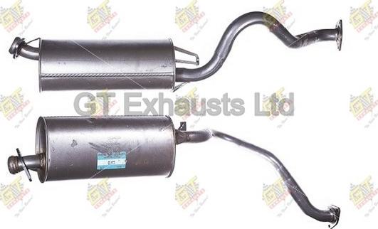 GT Exhausts GCL177 - Средний глушитель выхлопных газов autosila-amz.com