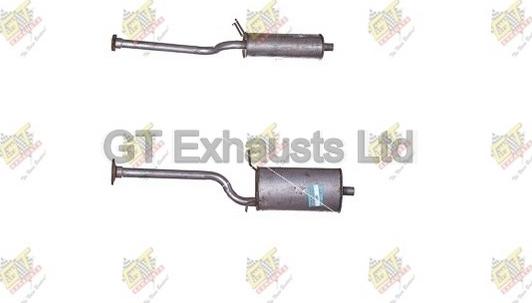 GT Exhausts GCL316 - Средний глушитель выхлопных газов autosila-amz.com