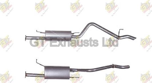 GT Exhausts GCL324 - Глушитель выхлопных газов, конечный autosila-amz.com