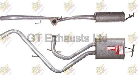 GT Exhausts GCN465 - Глушитель выхлопных газов, конечный autosila-amz.com