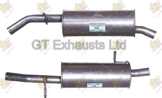 GT Exhausts GCN506 - Глушитель выхлопных газов, конечный autosila-amz.com