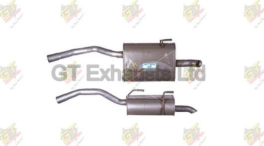 GT Exhausts GCN609 - Глушитель выхлопных газов, конечный autosila-amz.com