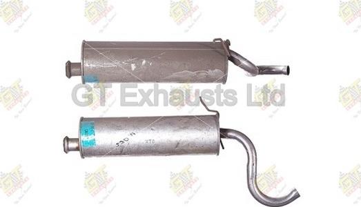 GT Exhausts GCN174 - Глушитель выхлопных газов, конечный autosila-amz.com
