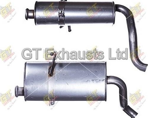 GT Exhausts GCN394 - Глушитель выхлопных газов, конечный autosila-amz.com