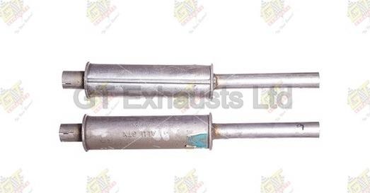GT Exhausts GCN306 - Средний глушитель выхлопных газов autosila-amz.com