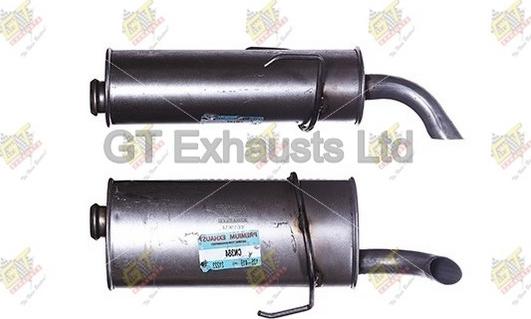 GT Exhausts GCN384 - Глушитель выхлопных газов, конечный autosila-amz.com