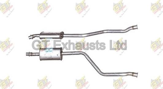 GT Exhausts GCN221 - Средний глушитель выхлопных газов autosila-amz.com
