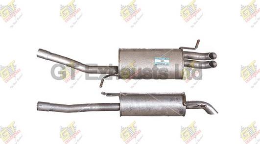 GT Exhausts GCT551 - Глушитель выхлопных газов, конечный autosila-amz.com