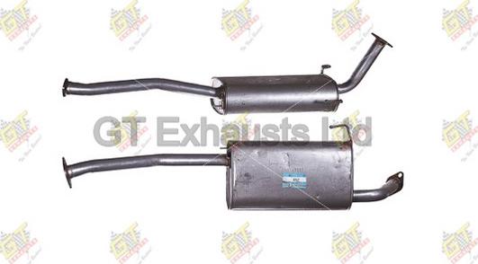 GT Exhausts GDT626 - Средний глушитель выхлопных газов autosila-amz.com