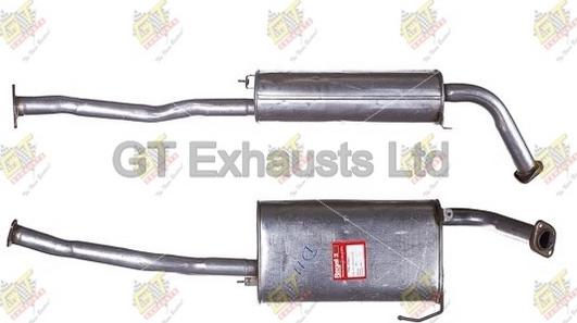 GT Exhausts GDT627 - Глушитель выхлопных газов, конечный autosila-amz.com
