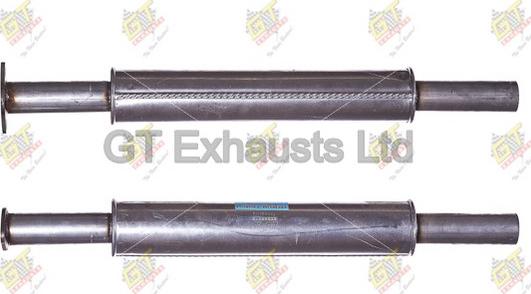 GT Exhausts GFE928 - Средний глушитель выхлопных газов autosila-amz.com