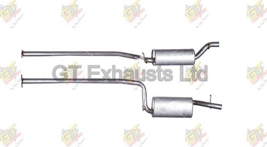 GT Exhausts GFE922 - Средний глушитель выхлопных газов autosila-amz.com