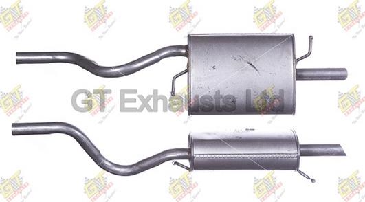 GT Exhausts GFE604 - Глушитель выхлопных газов, конечный autosila-amz.com